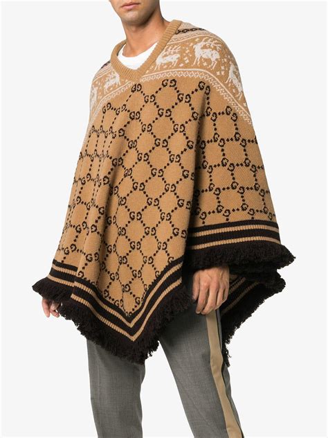 gucci mens poncho|Gucci kimono men's.